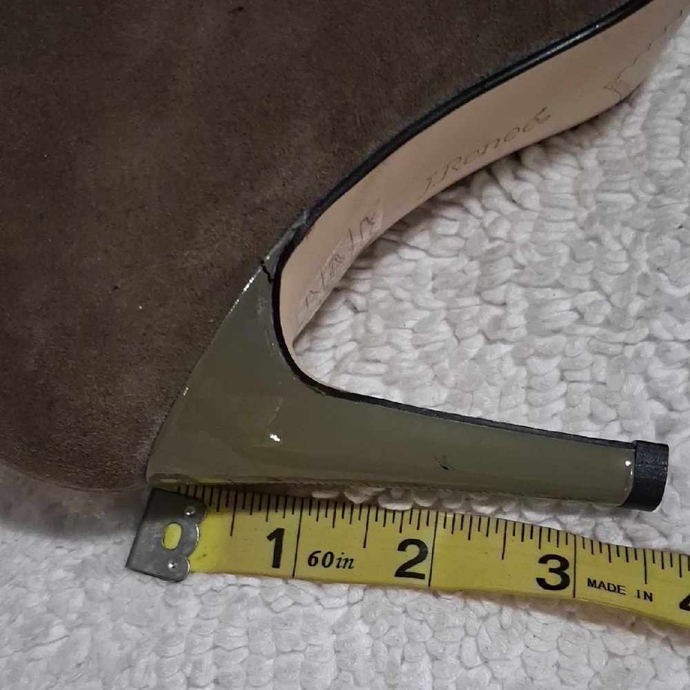 J.Renee Taupe Peep-Toe Heels - Picture 7 of 7